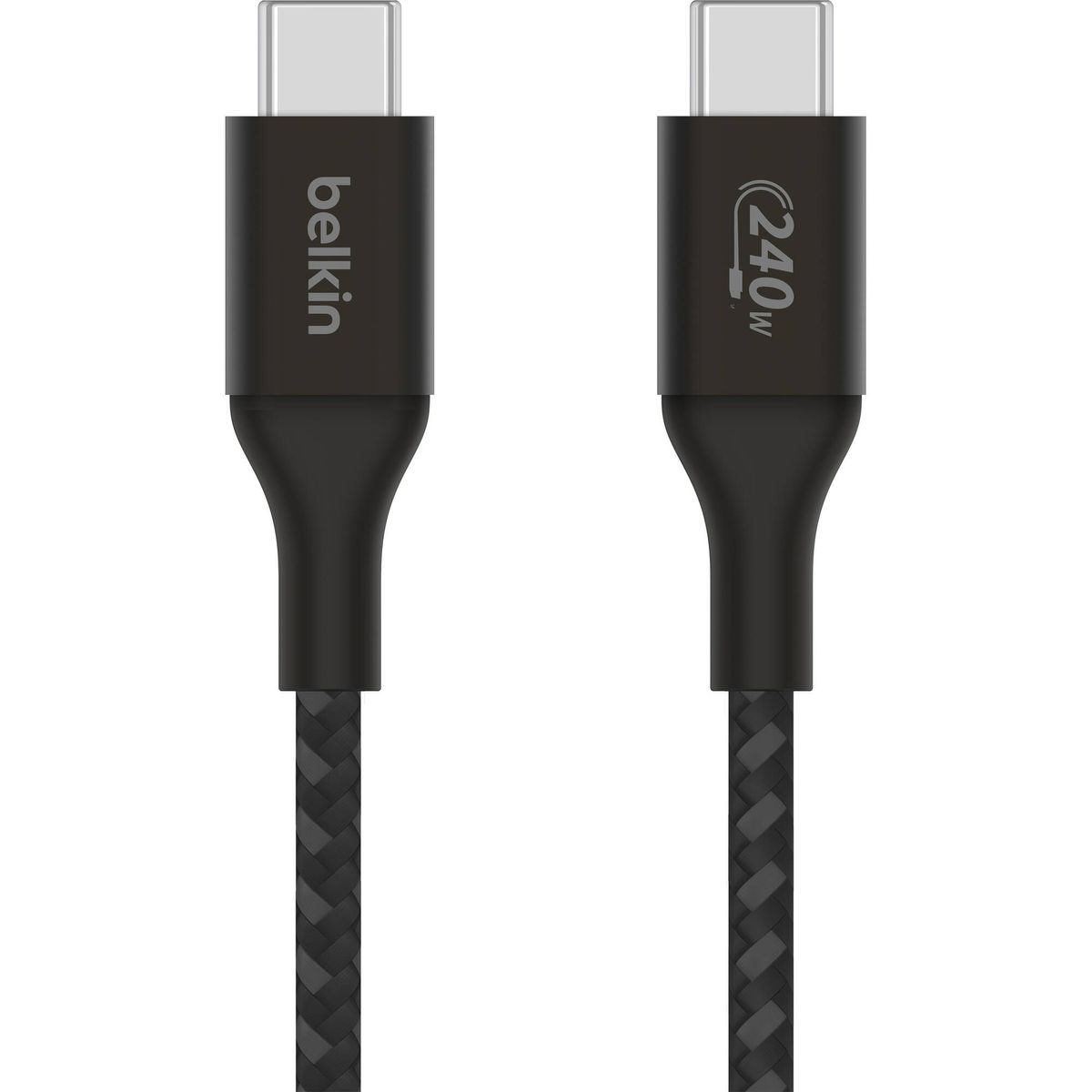 BELKIN - Cable Belkin USB-C 240W 2m PD 3.1 USB-IF Nylon Negro - CAB015bt2MBK
