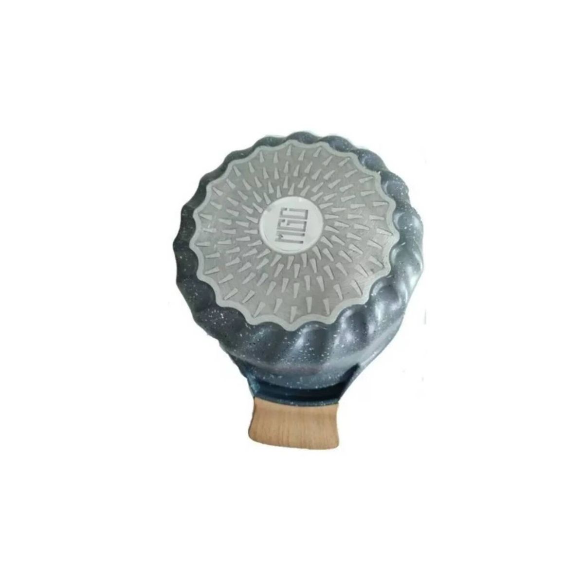 GENERICO - OLLAS DE ROCA VOLCÁNICA 9 PZAS MGC ANTIHADERENTE