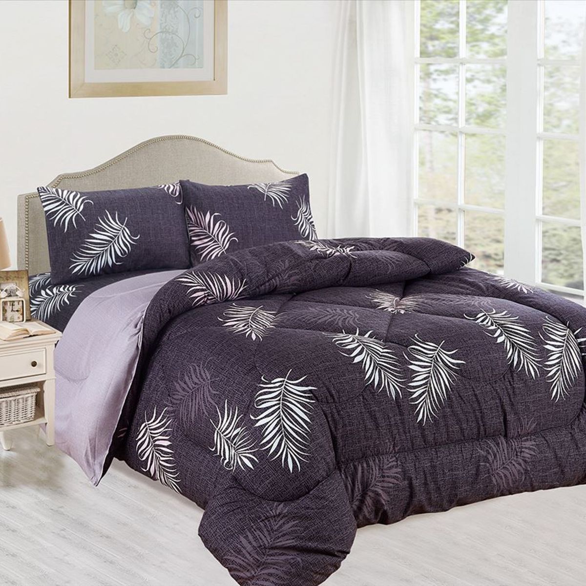 CASATEX - EDREDÓN CASATEX CON DISEÑO 100% ALGODÓN DE 1.5 PLZ