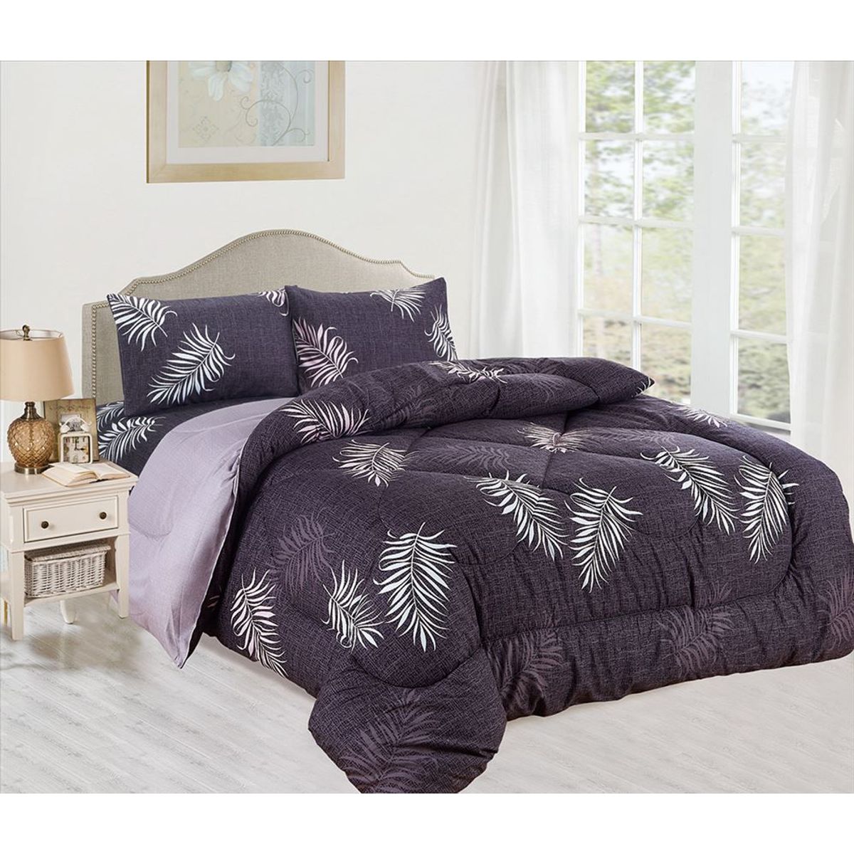 CASATEX - EDREDÓN CASATEX CON DISEÑO 100% ALGODÓN DE 1.5 PLZ