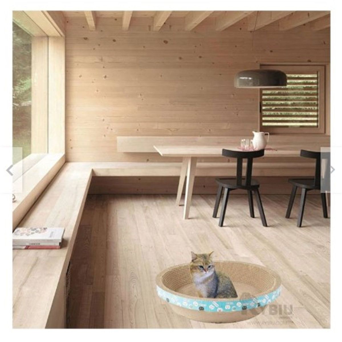 GENERICO - Rascador Circular con Catnip Mediano 50 cm.