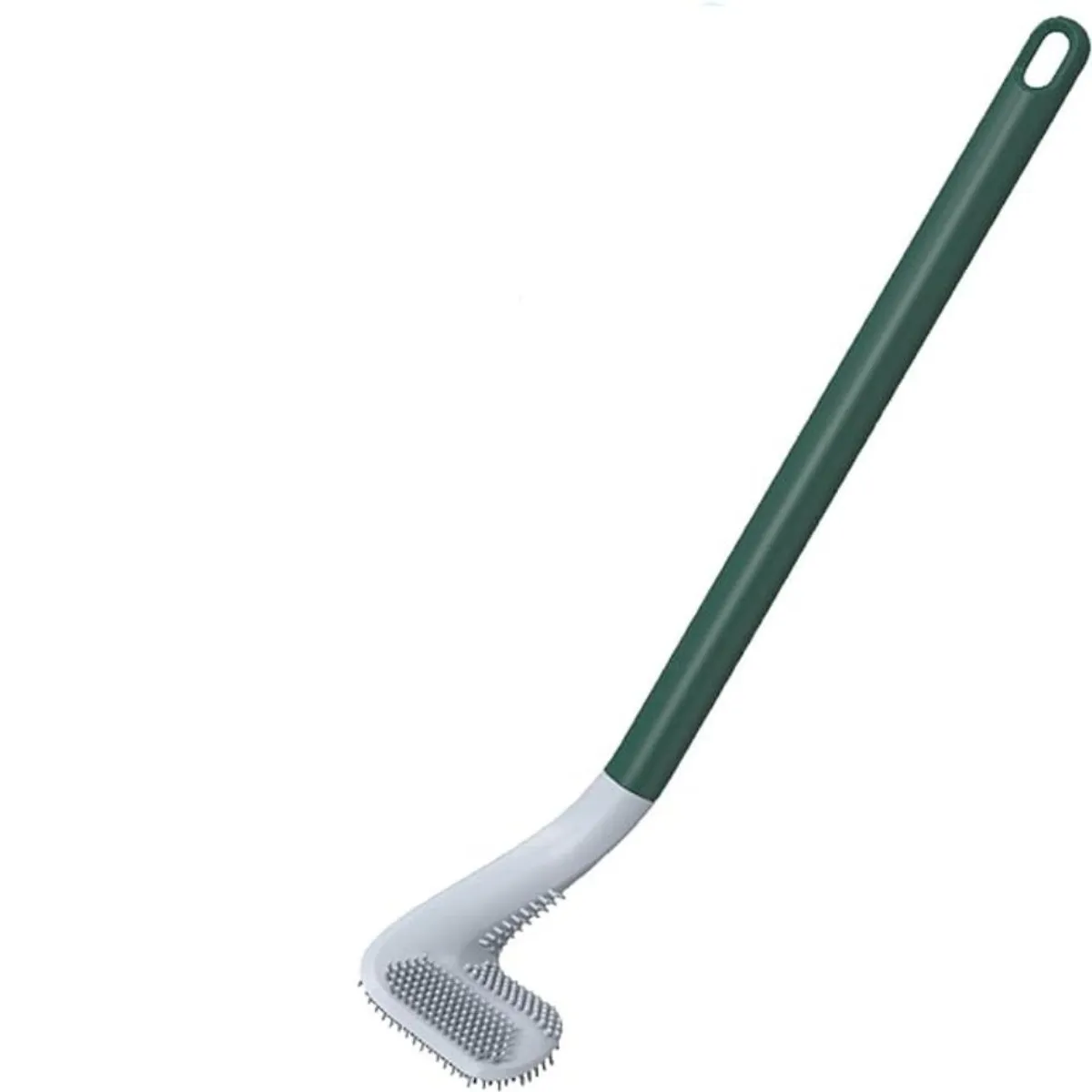 GENERICO - Cepillo de Silicona Limpieza de Inodoro Verde