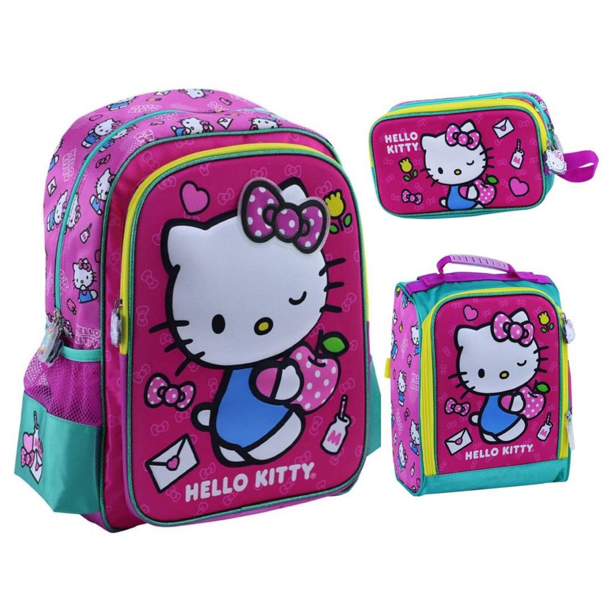 SCOOL - SET MOCHILA SCOOL MAGIC HELLO KITTY 3D