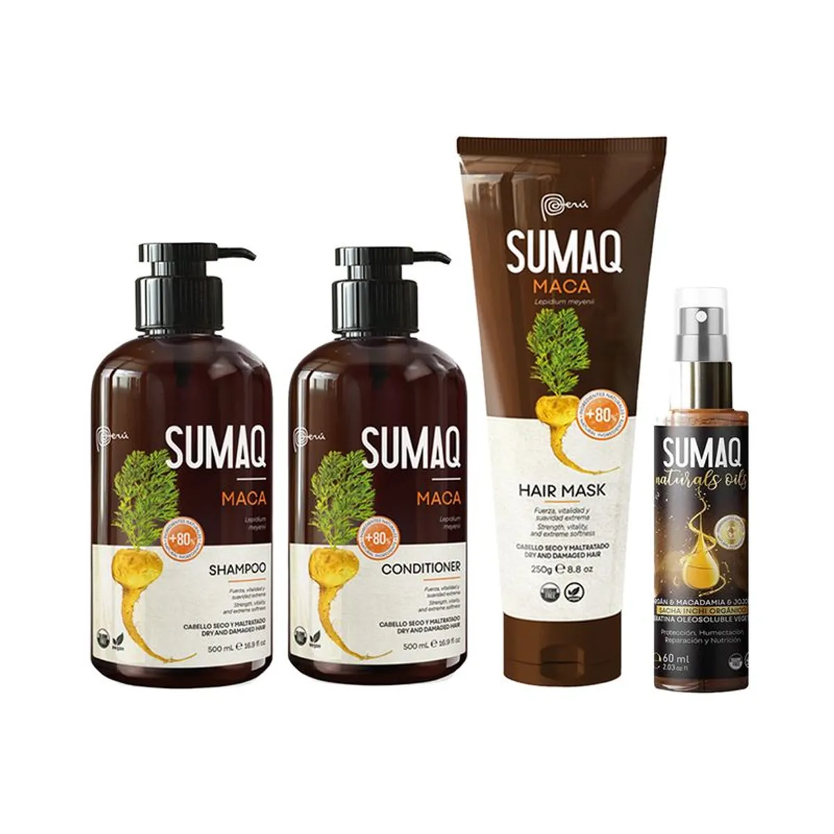 SUMAQ - Pack SUMAQ con Extracto de Maca + Spray Capilar Sacha Inchi