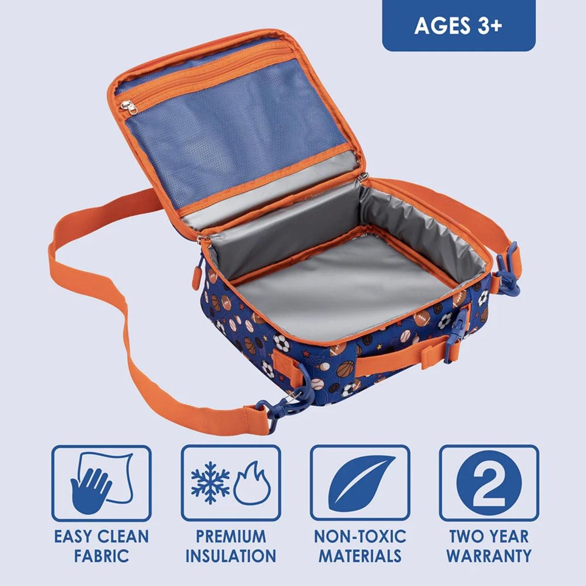 BENTGO - Porta Lonchera Bentgo Kids Lunch Bag - Balones