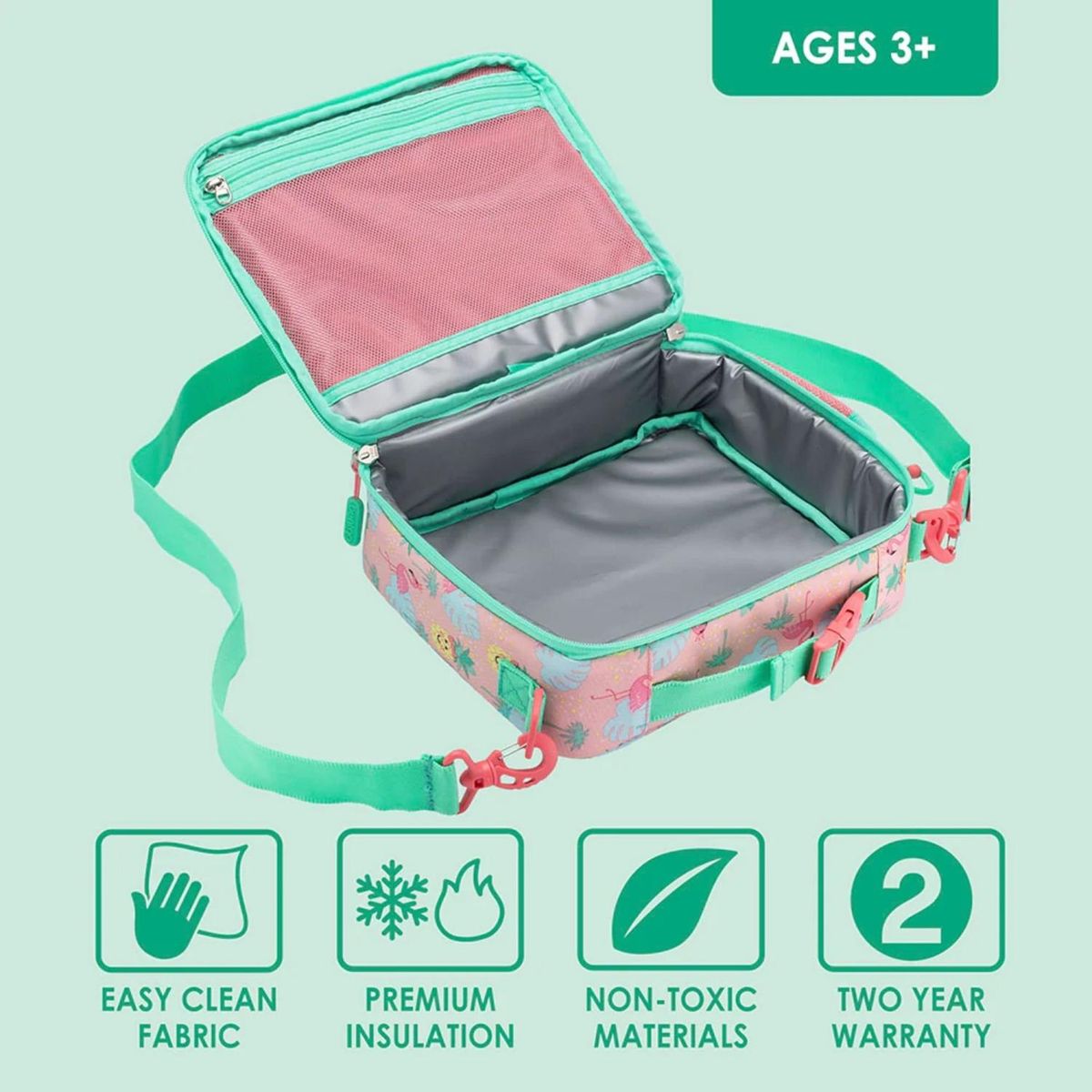 BENTGO - Porta Lonchera Bentgo Kids Lunch Bag - Tropical