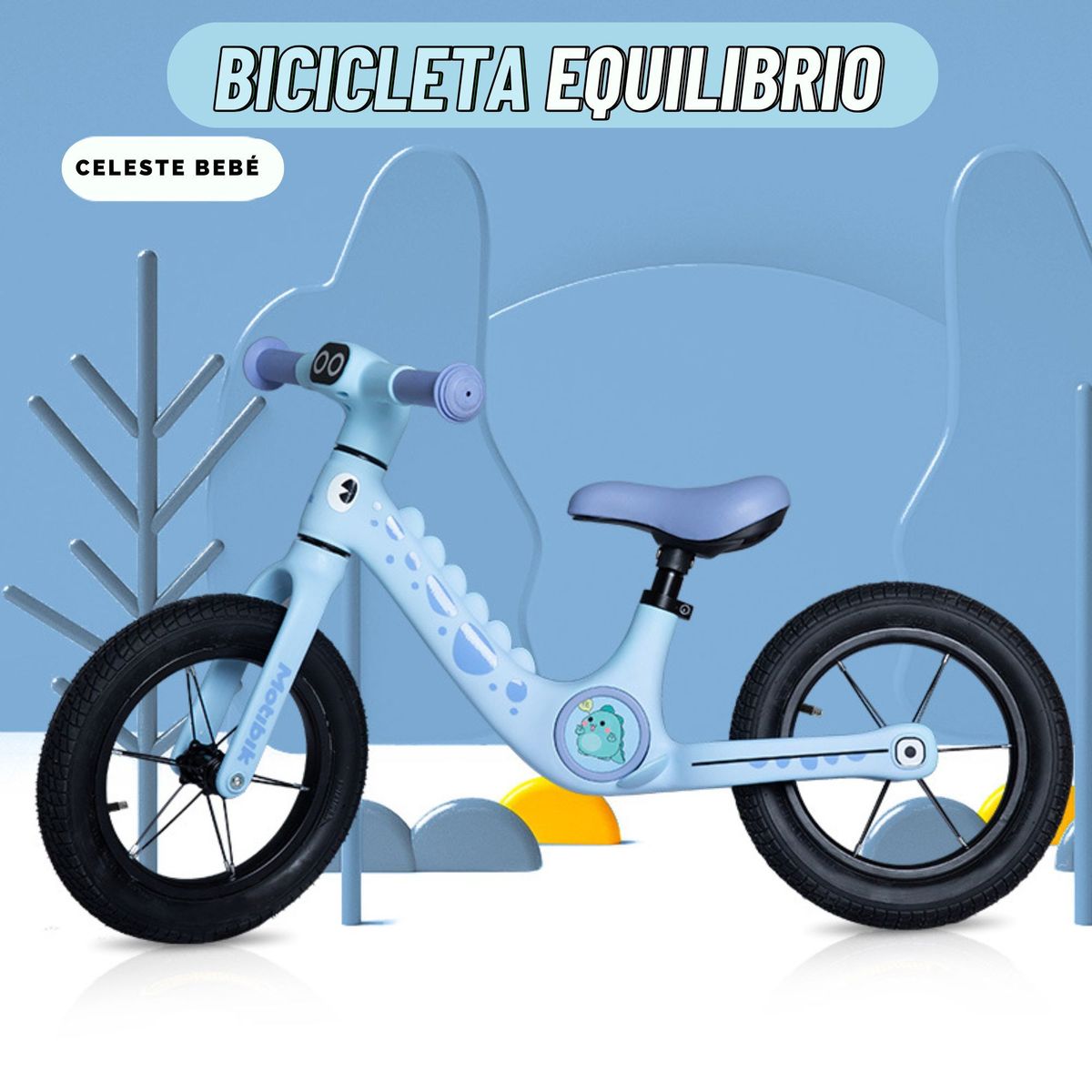 IMPORTADO MC - BICICLETA EQUILIBRIO DINOSAURIO PARA NIÑOS