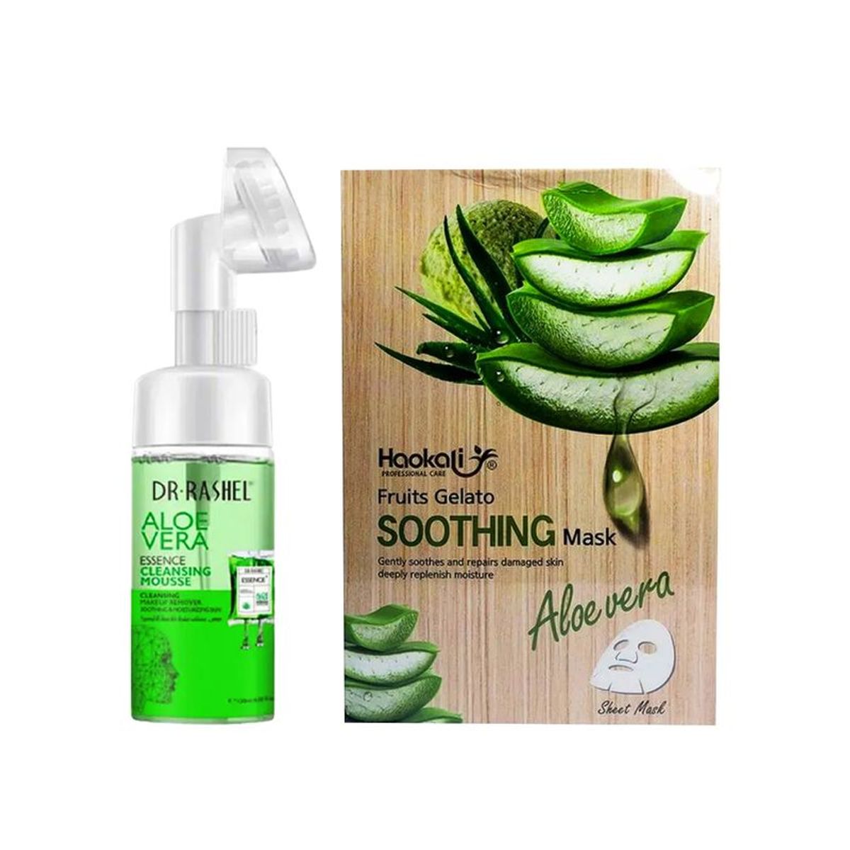 GENERICO - Limpiador Facial De Aloe Vera + Mascarilla Facial Aloe Vera
