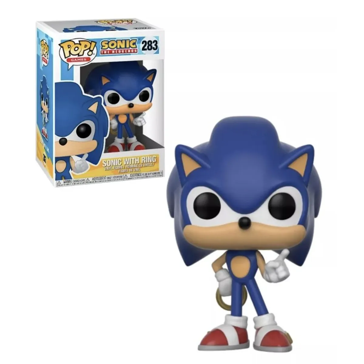 FUNKO - Sonic Con Anillo Funko Pop 283 The Hedgehog Original