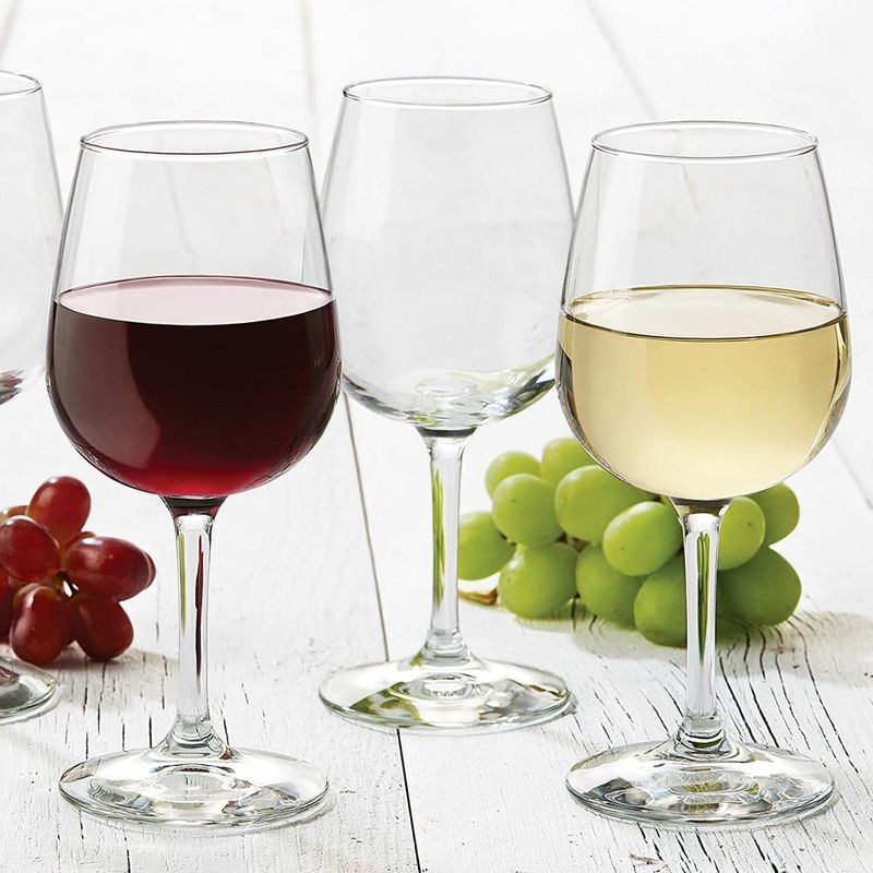 LIBBEY - Copas de Vino Wine Party 377 ml. / 12.75 oz. Juego de 12