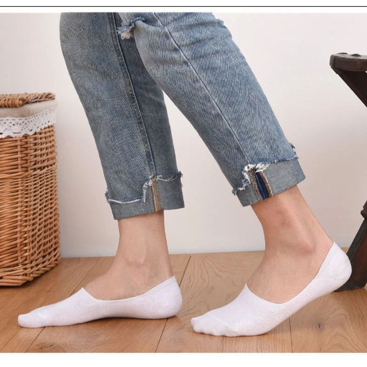 GENERICO - MEDIAS TALONERAS COLOR ENTERO