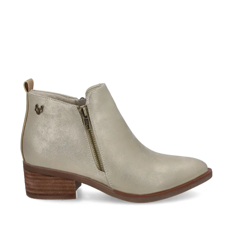 GOTTA - Botín Taco Dorado Mujer 43101 Gotta