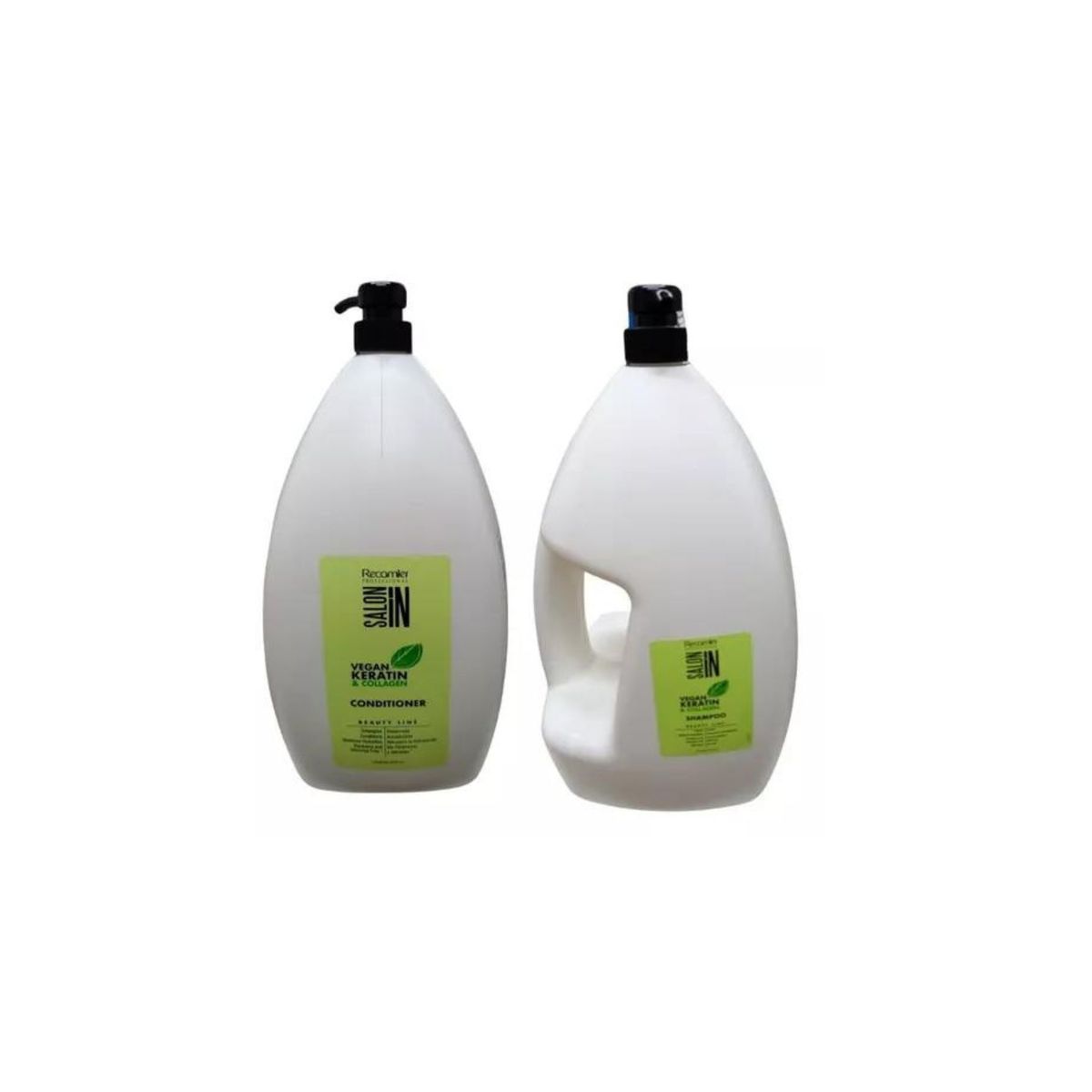 SALON IN - Shampoo y acondcioandor 4 lt - Vegan Keratin & Collagen