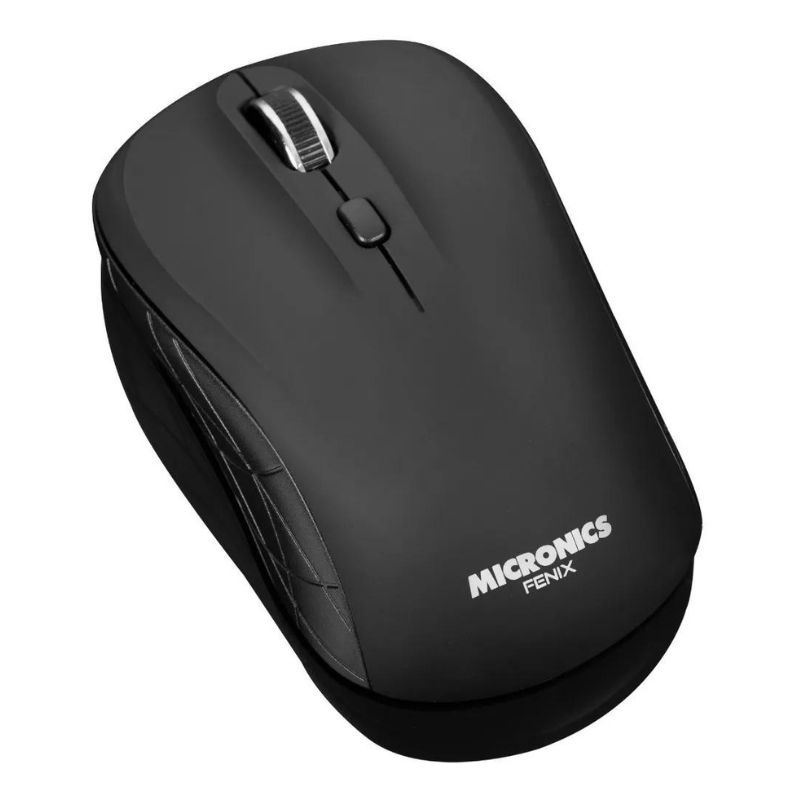 MICRONICS - Mouse Inalambrico Ergonómico con Botón de Encendido y Apagado