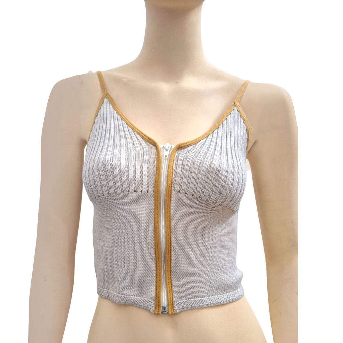 GENERICO - SUETER CROP TOP MUJER CASUAL CIERRE GUI356-2025
