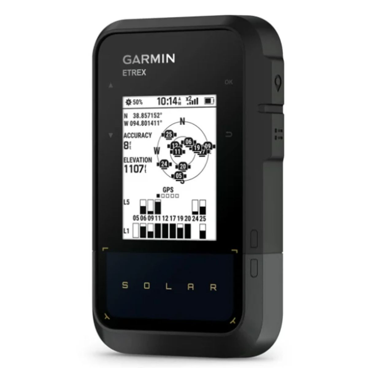 GARMIN - Gps Navegador de Mano Modelo Etrex Solar Portatil