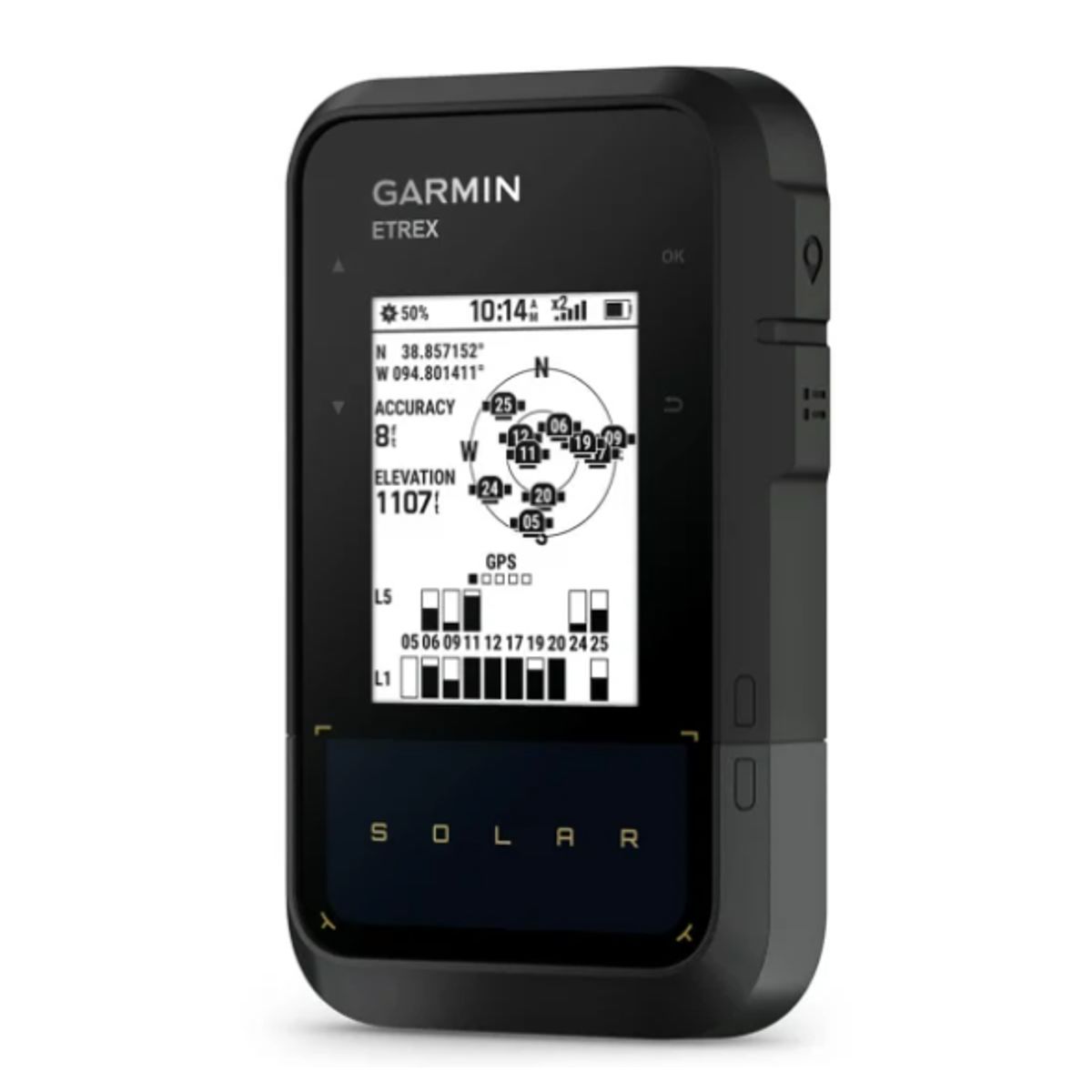 GARMIN - Gps Navegador de Mano Modelo Etrex Solar Portatil