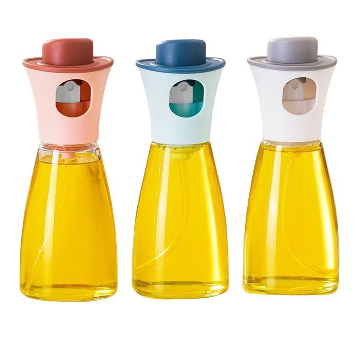 GENERICO - BOTELLA ACEITE EN SPRAY PULVERIZADOR DE BARBACOA - ROSADO