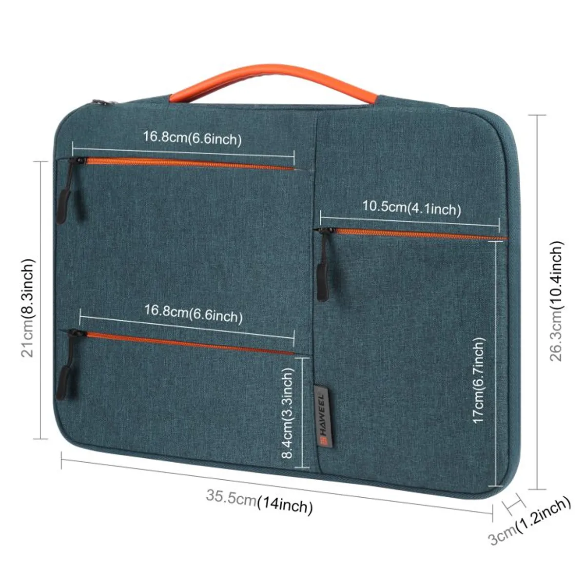 HAWEEL - Portalaptop haweel 14-15 Azul marino