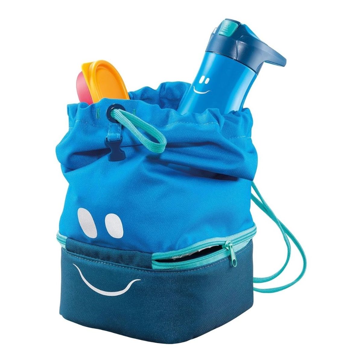 MAPED - Pack Regreso a Clases Lonchera + Hermético + Termo 580 ml Azul