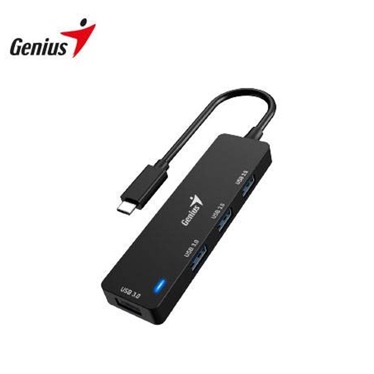 GENIUS - Hub Usb C Genius Uh 400 4 Usb A Negro