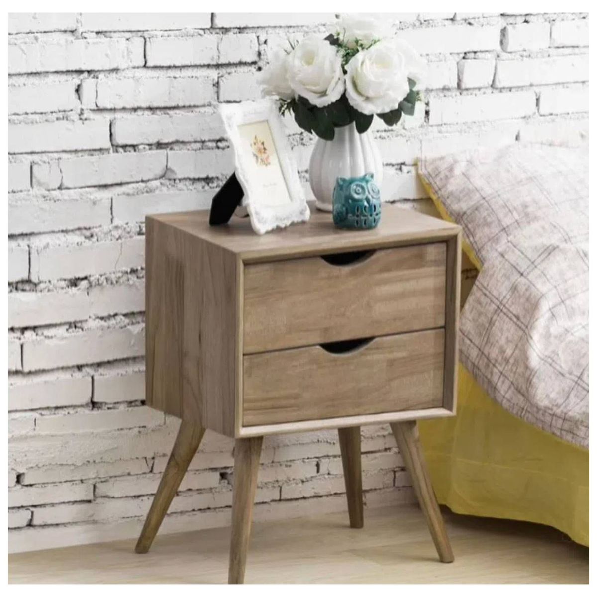 VENTITAS HOME - COMBO 2 Veladores Vintage Luna Premium de Melamine Ventitas Home Duna