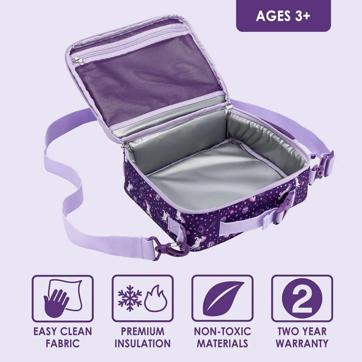 BENTGO - Porta Lonchera Bentgo Kids Lunch Bag - Unicornio