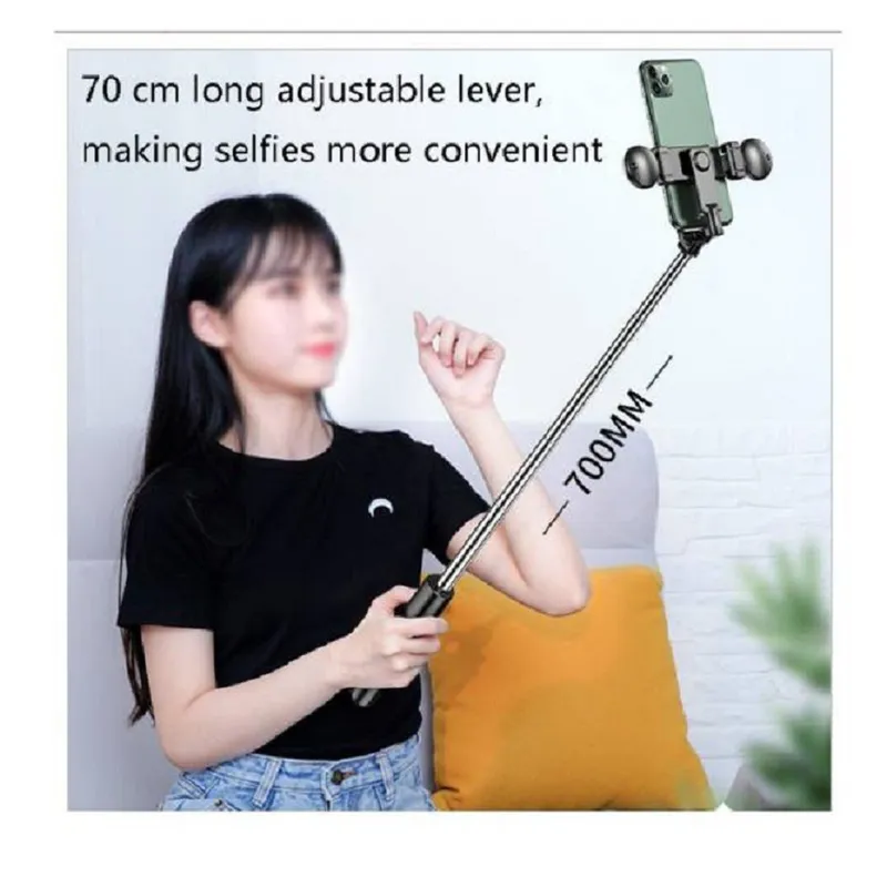 GENERICO - Selfie Stick 3 En 1 Tripode Control Bluetooth