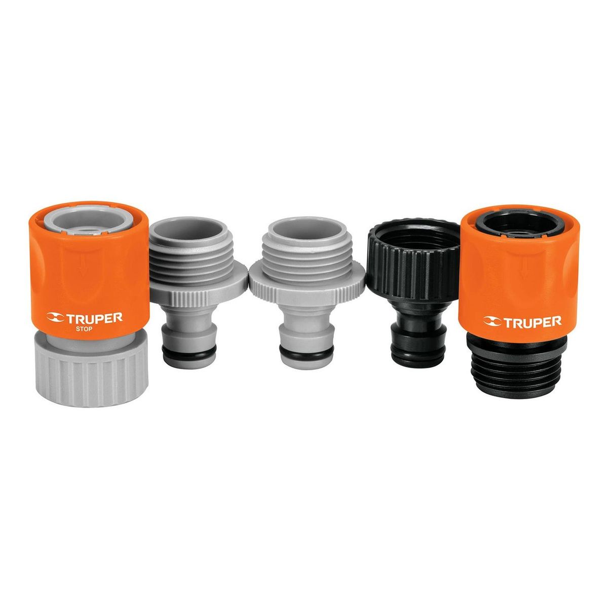 TRUPER - Juego de conectores de abs sistema click truper