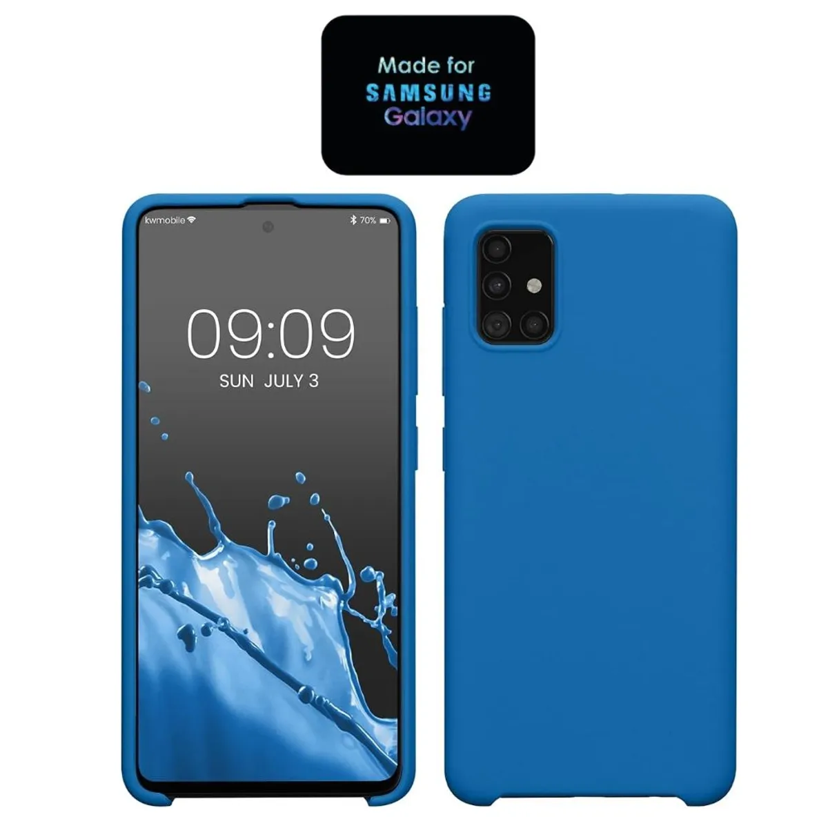 GENERICO - Silicone Case Samsung A51 Con Marca