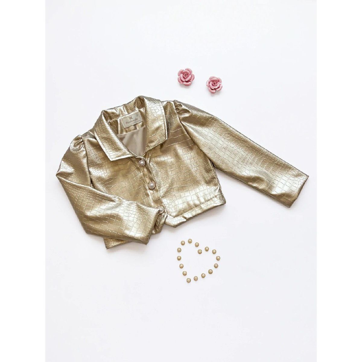 KIDS MASHMELO - Chaqueta en Cuerina Caiman para Niña Kids Mashmelo