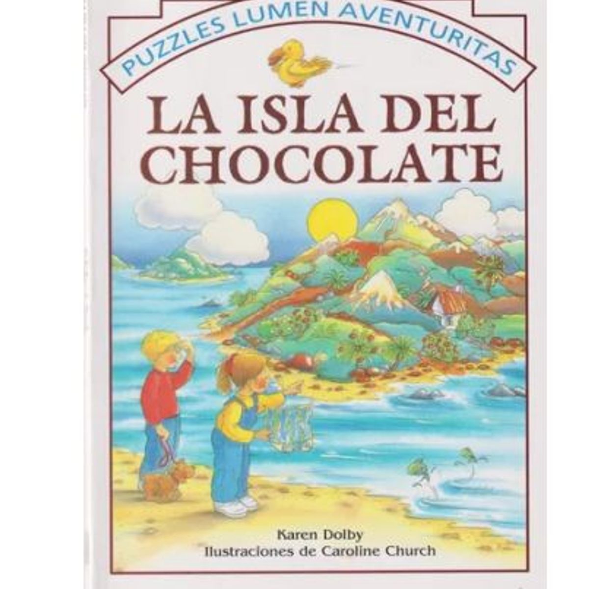 GENERICO - Libro Infantil La Isla de Chocolate- Rompecabezas Lumen Aventuritas