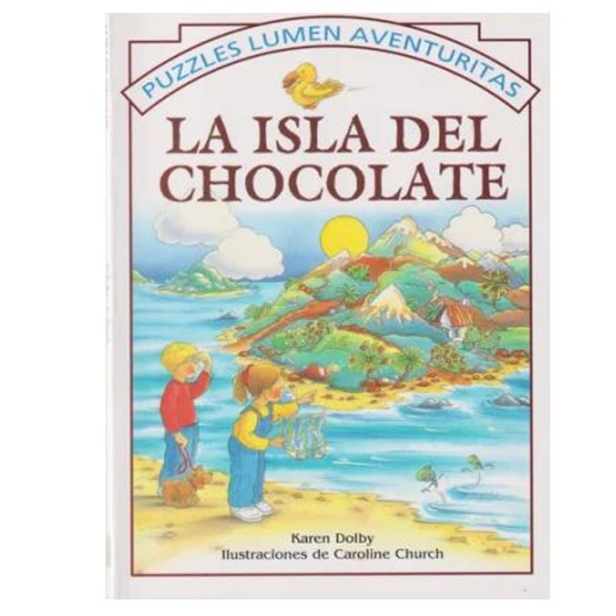 GENERICO - Libro Infantil La Isla de Chocolate- Rompecabezas Lumen Aventuritas