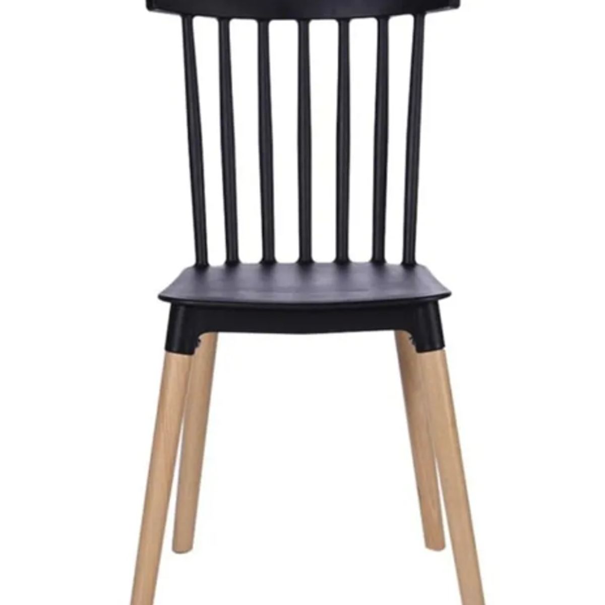 OFIDEAS - Silla de Comedor Kendal Negro Pack x 4 unid Ofideas