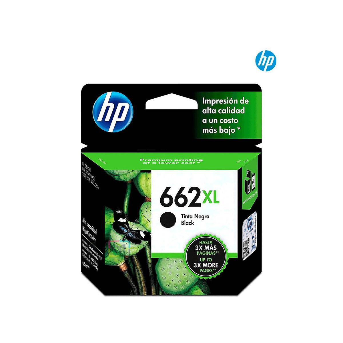 HP - Cartucho HP 662XL Negro CZ105AL original