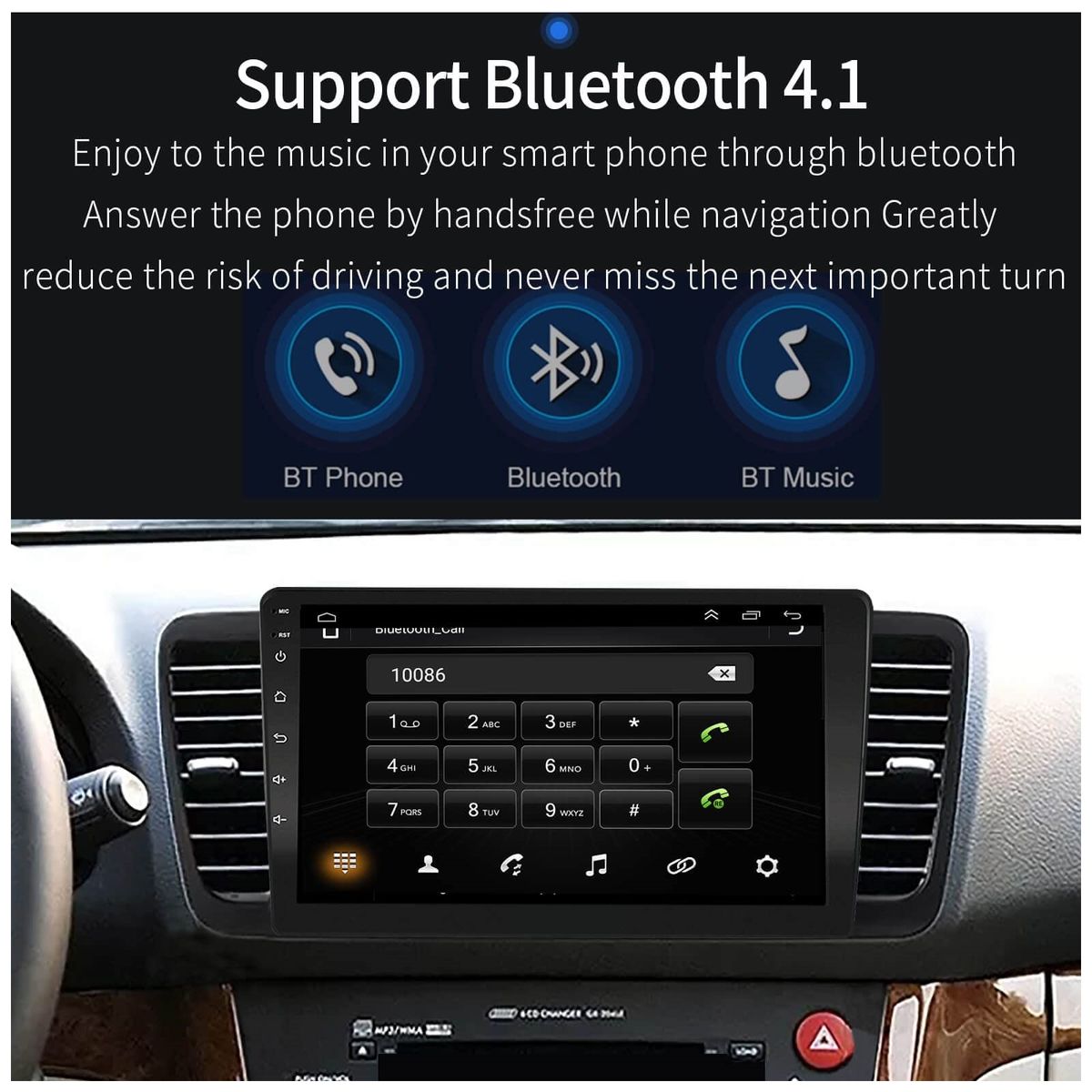 GENERICO - Autoradio Android Subaru Legacy Outback 2004-2009 cámara Gratis