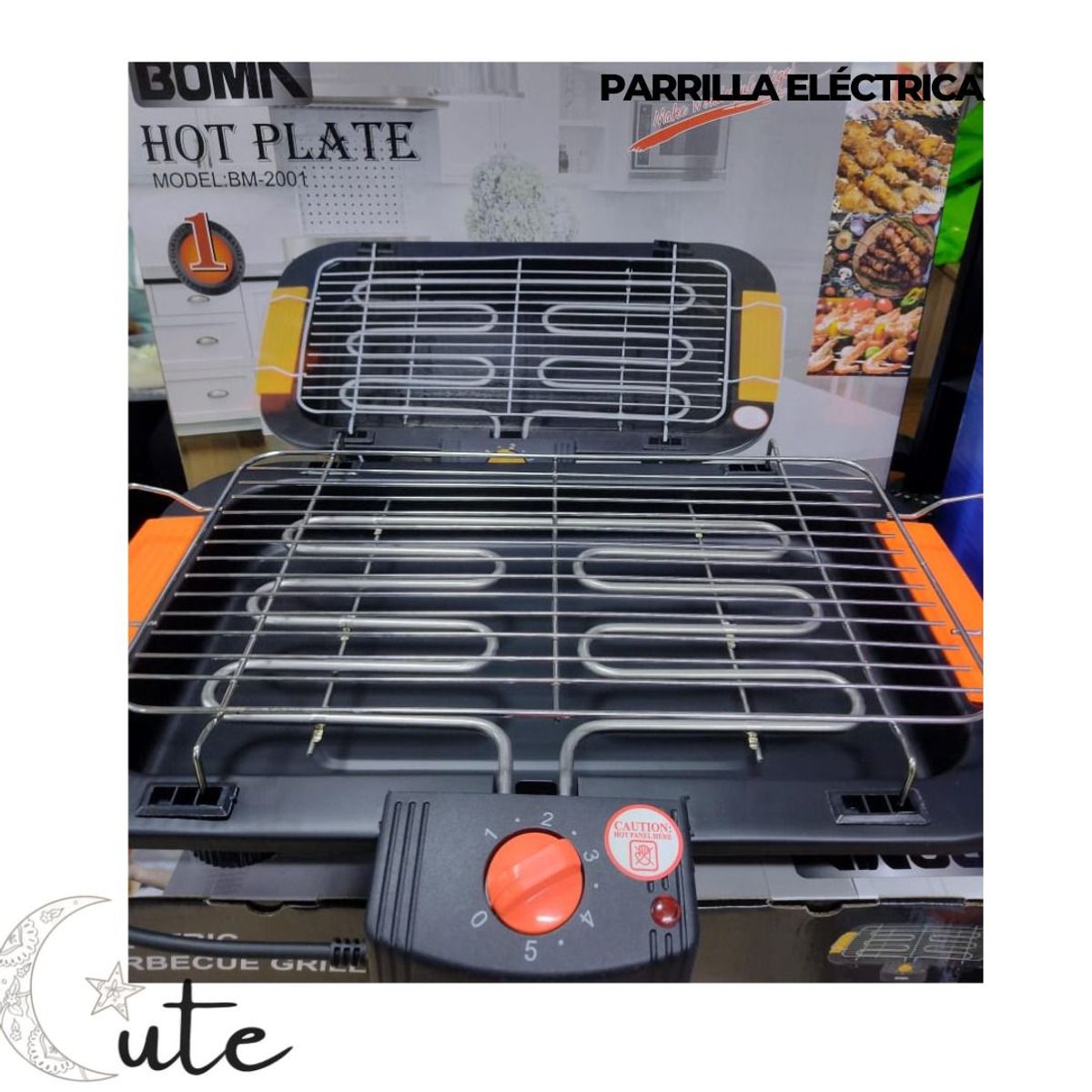 GENERICO - PARRILLA GRILL ELÉCTRICA