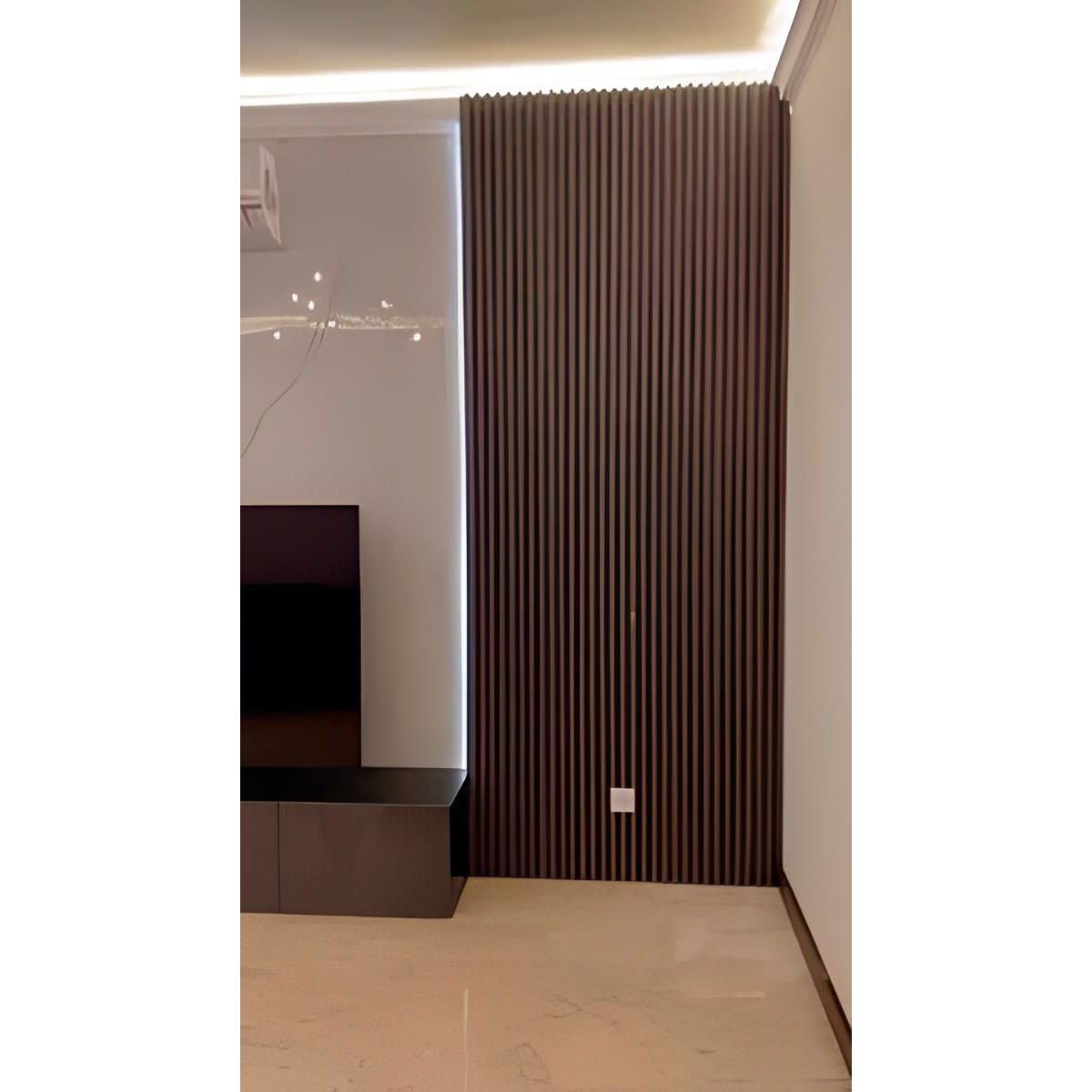 GENERICO - WallPanel Marrón oscuro 290 cm x 16 cm