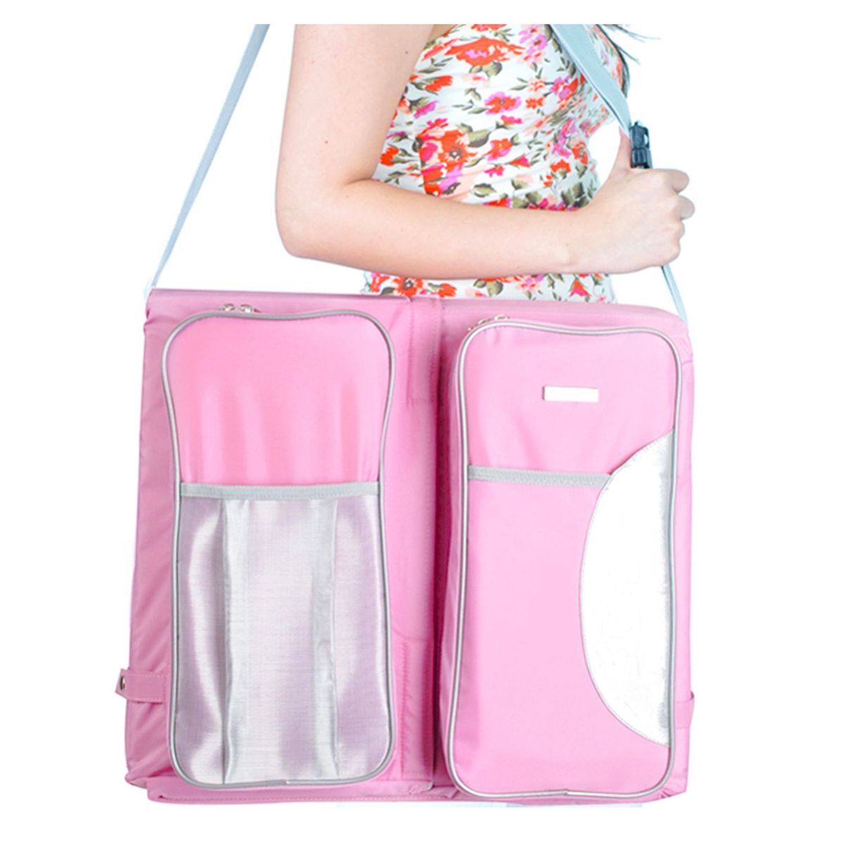 MATERNELLE - Cuna Convertible en Bolso 3 en 1Rosado