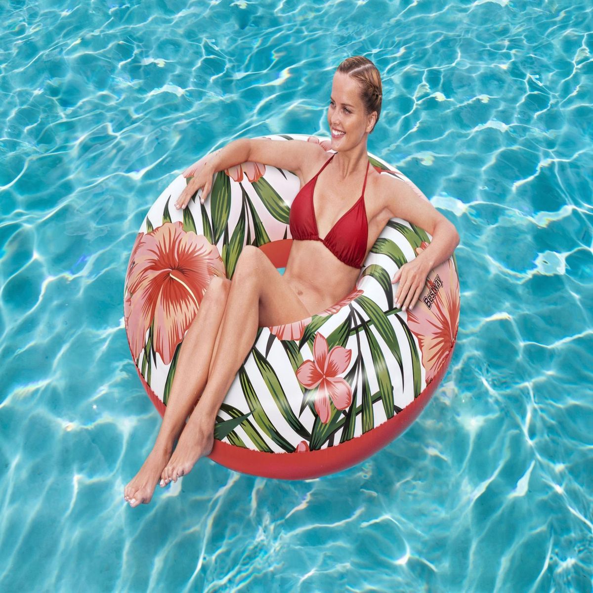 Bestway - Flotador Aro Palmas Tropicales - Bestway
