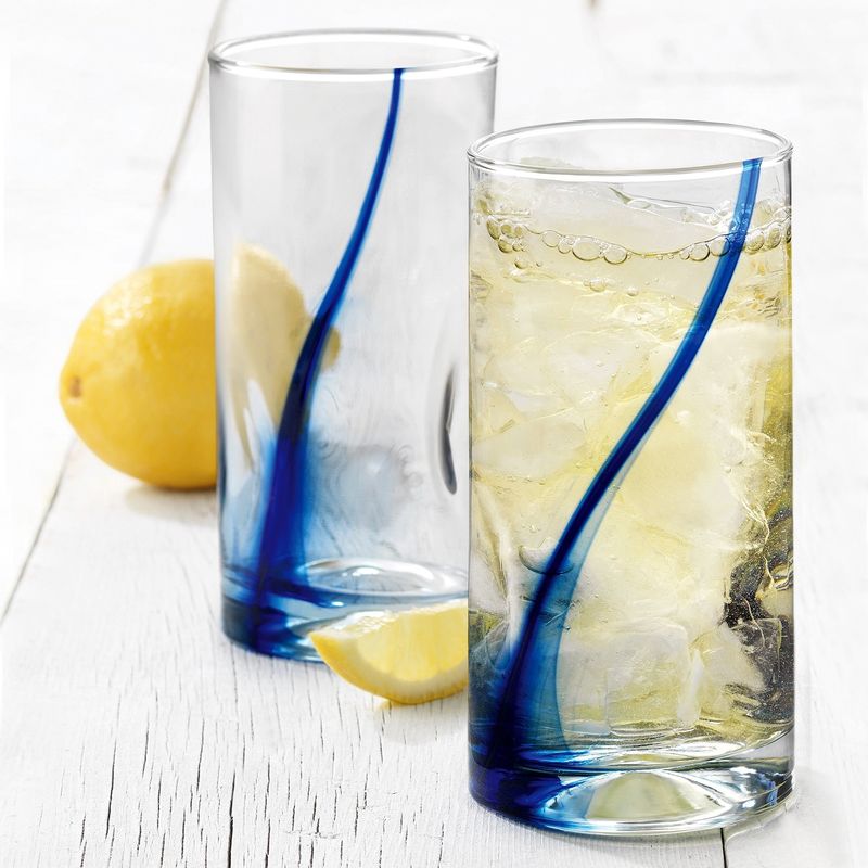 LIBBEY - Vaso Impressions Blue Ribbon 4 Piezas 495 ml. / 16 ¾ oz.