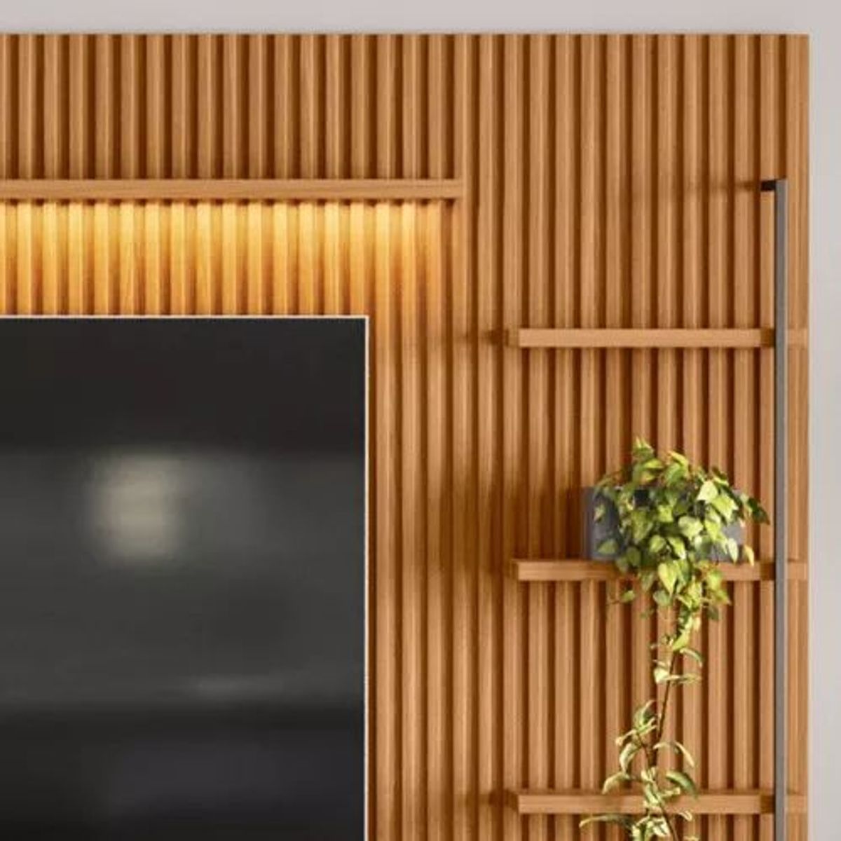 GENERICO - WallPanel Marrón claro 290 cm x 16 cm