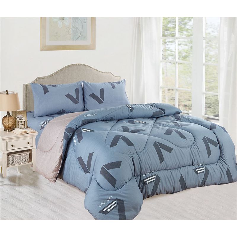 CASATEX - EDREDÓN CASATEX CON DISEÑO 100% ALGODÓN DE 1.5 PLZ