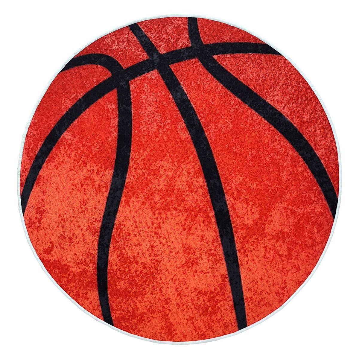 GENERICO - Alfombra Cicular Niños Pelota de Basketball 120 x 120cm