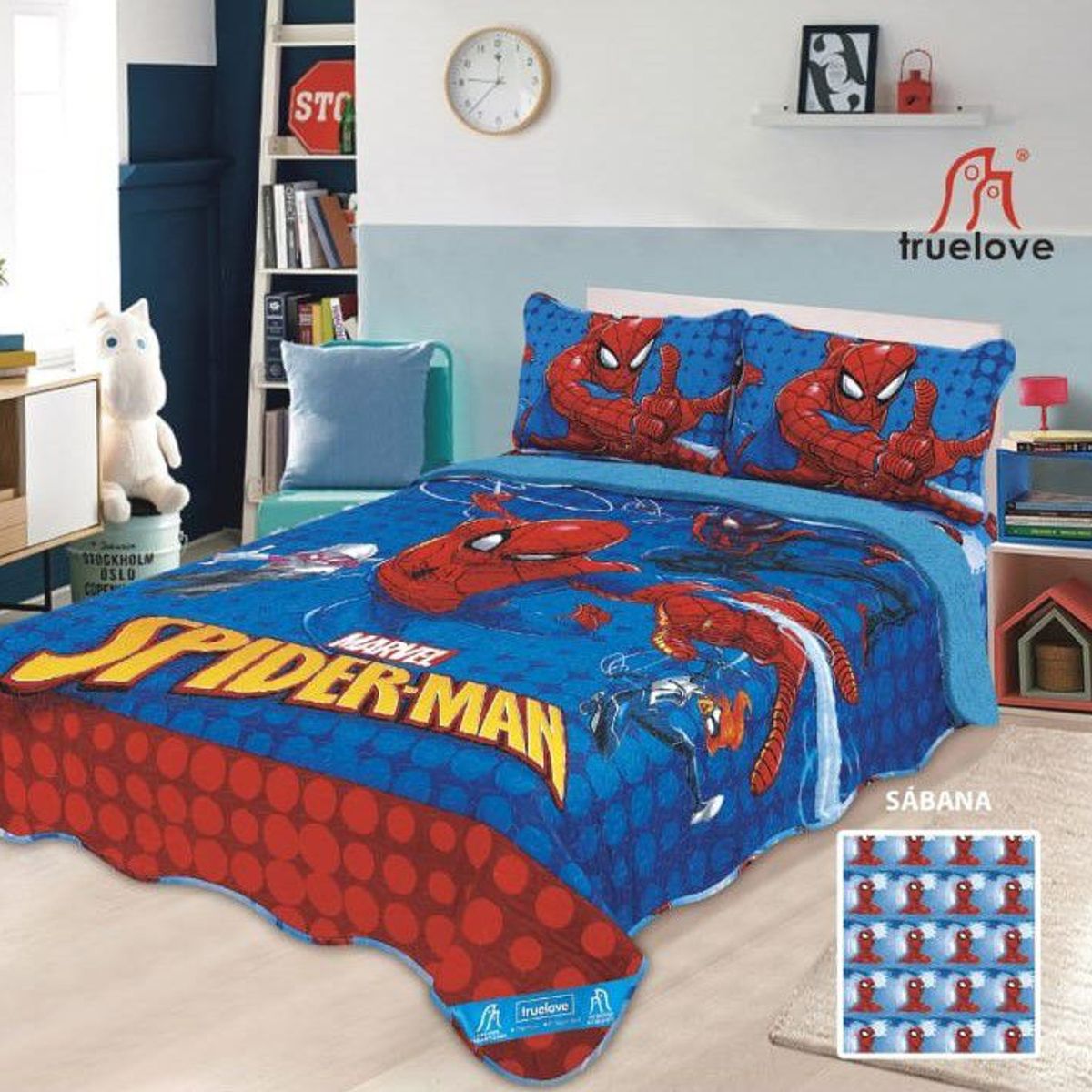 CUTE - CUBRECAMA CON SHERPA  DISNEY DE 1.5 PLZ