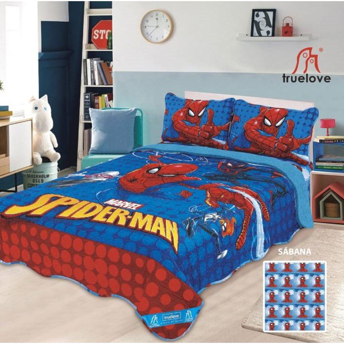 CUTE - CUBRECAMA CON SHERPA  DISNEY DE 1.5 PLZ