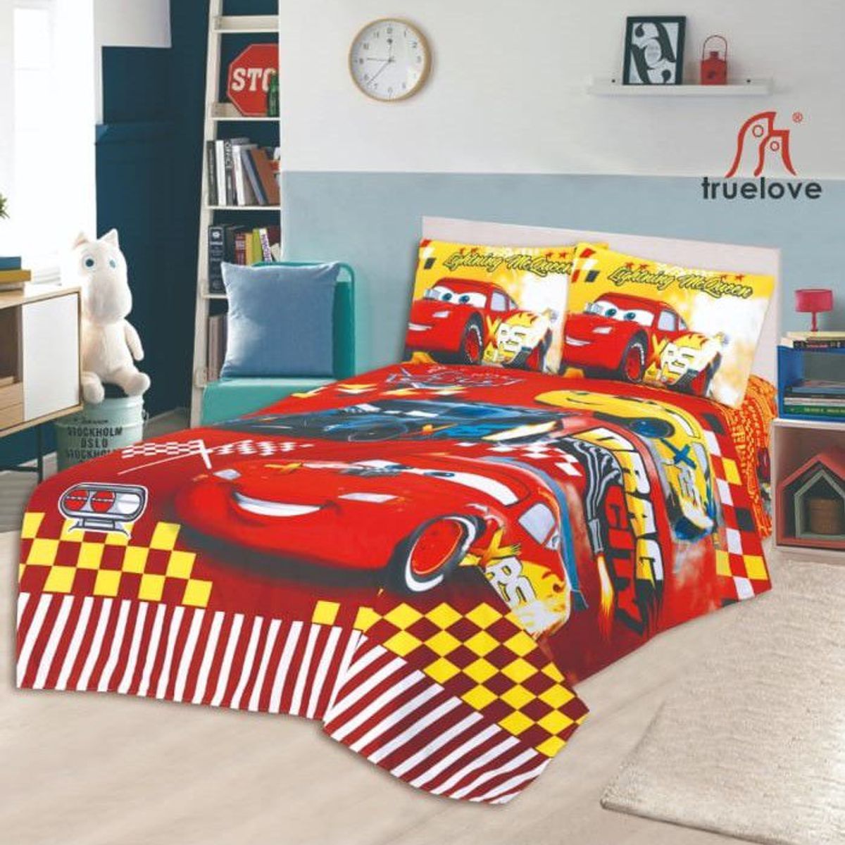 TRUELOVE - CUBRECAMA CON SHERPA  DISNEY DE 1.5 PLZ