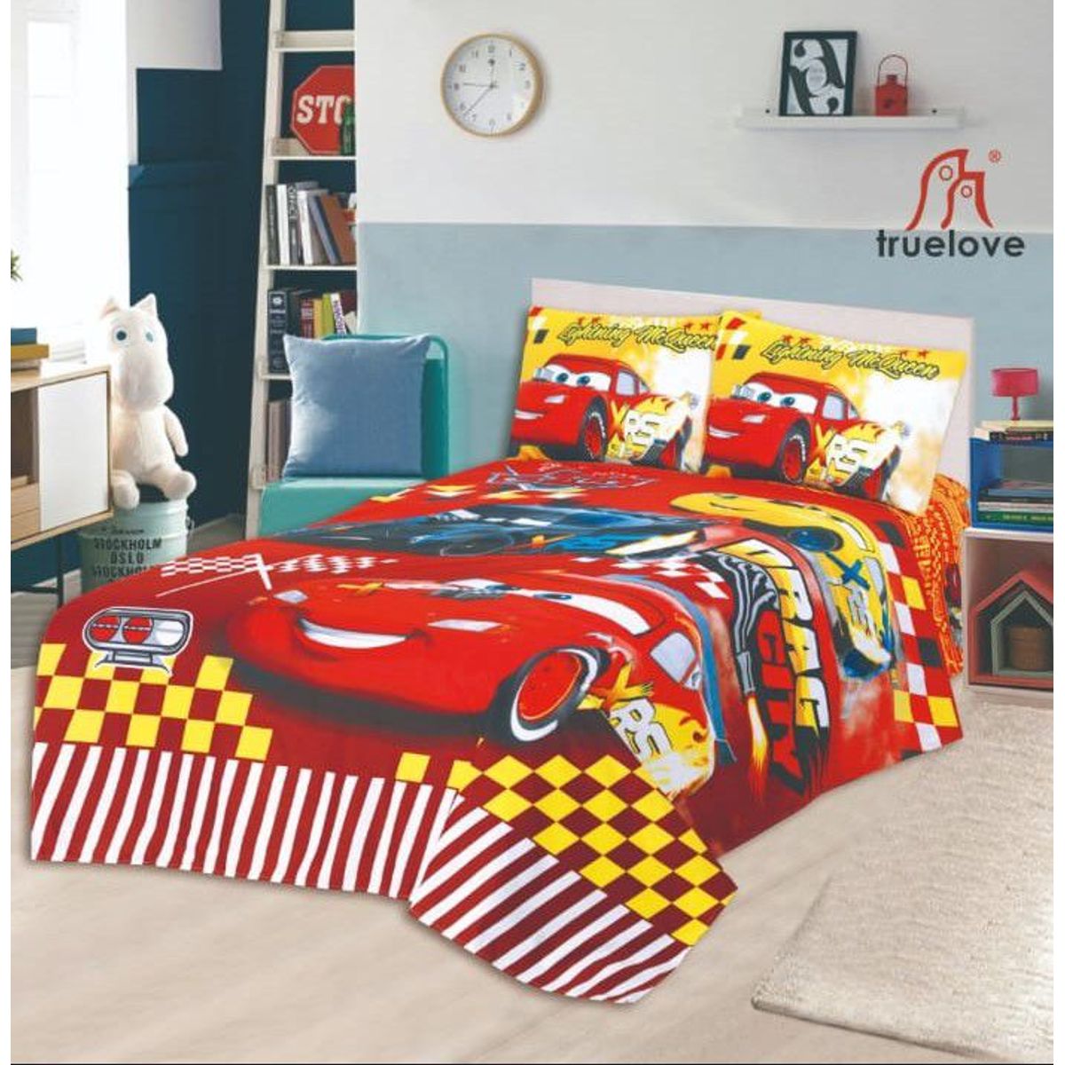 TRUELOVE - CUBRECAMA CON SHERPA  DISNEY DE 1.5 PLZ