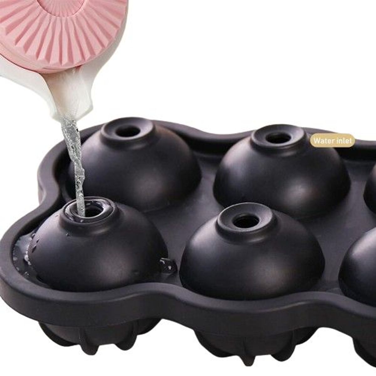 GENERICO - Molde de hielo en esfera x 6 unidades