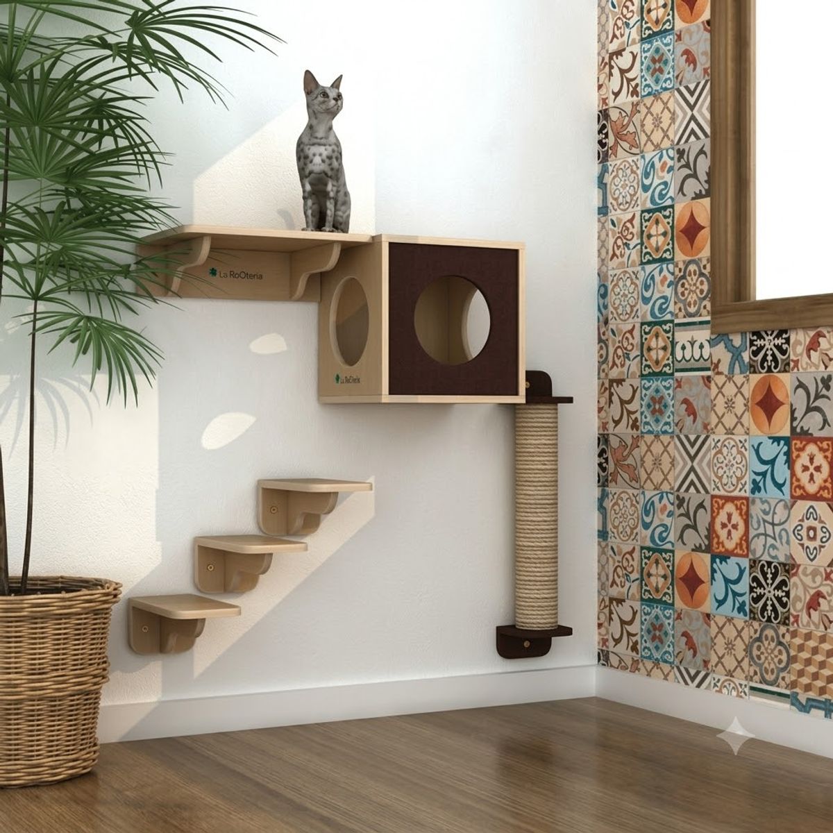 GENERICO - Gimnasio de Gatos para Pared Ragdoll